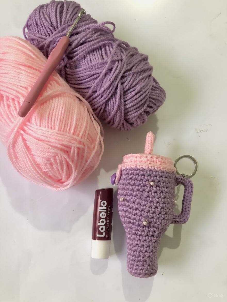 Stanley Lip Balm Holder Keychain