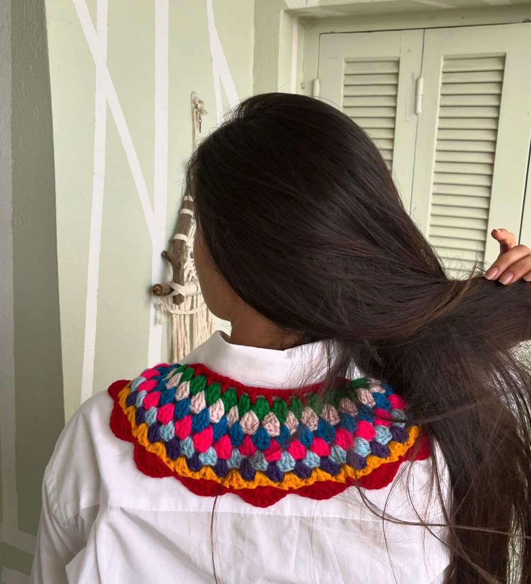 Crochet Detachable Collar