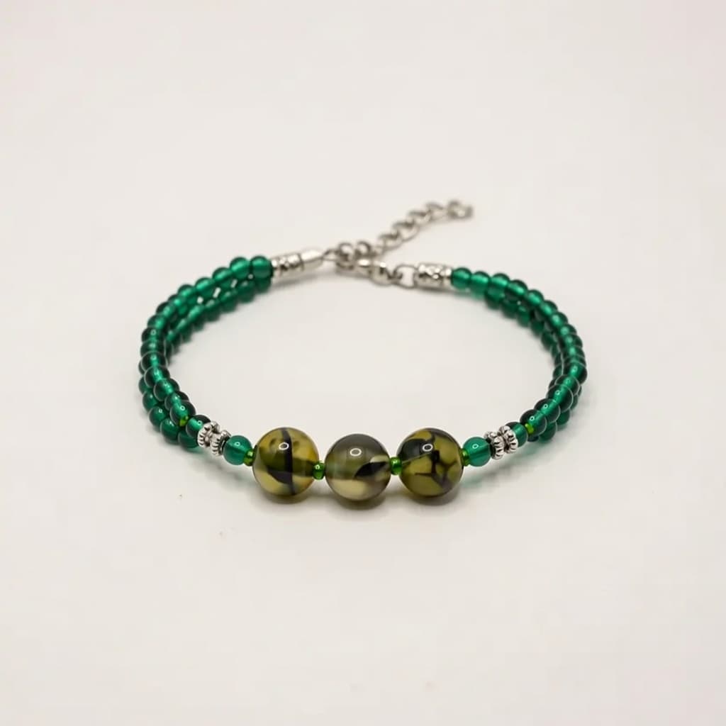 Bloom Beaded Charm Bracelet